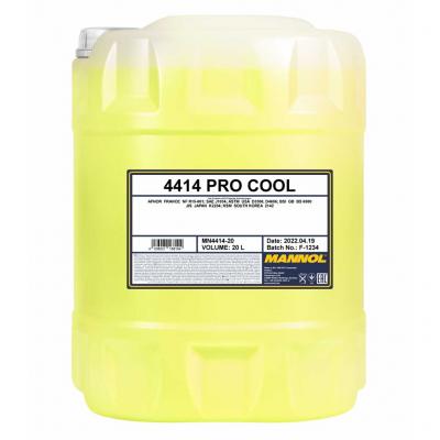 Mannol 4414-20 Pro Cool Antifreeze fagyll, srga, -40 - +135 C, 20lit. Autpols alkatrsz vsrls, rak