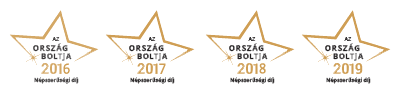 Orszg Boltja 2016, 2017, 2018 s 2019 Npszersgi dj, I. helyezs