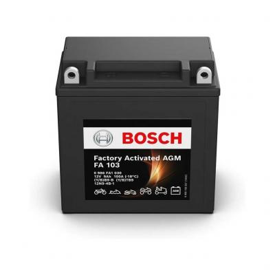 Bosch FA103 (M4F 17, YB9-B)gyrilag aktivlt AGM motorakkumultor, 12V 9Ah 100A