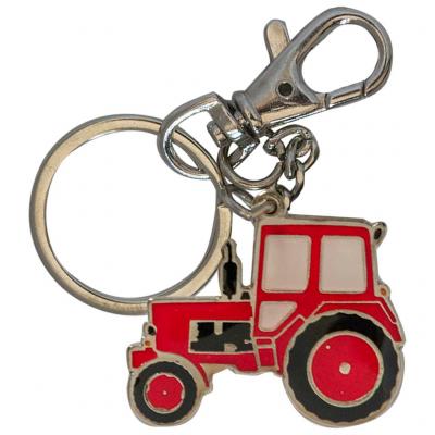 Retro kulcstart, Bjelarusz, Szergej traktor, piros HUN