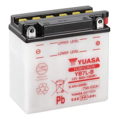 Yuasa Yumicron YB7L-B motorkerkpr akkumultor, 12V 8,4Ah 124A J+